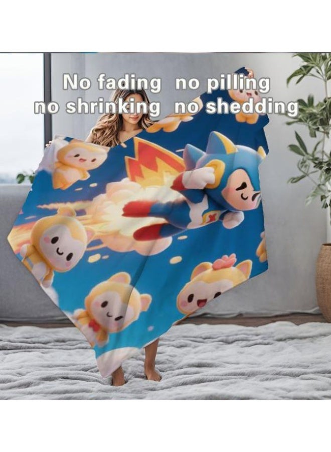 general Baby and children's cartoon flannel thin blanket (warm and comfortable, suitable for sleep, game use) 70cm*100cm - Image 4