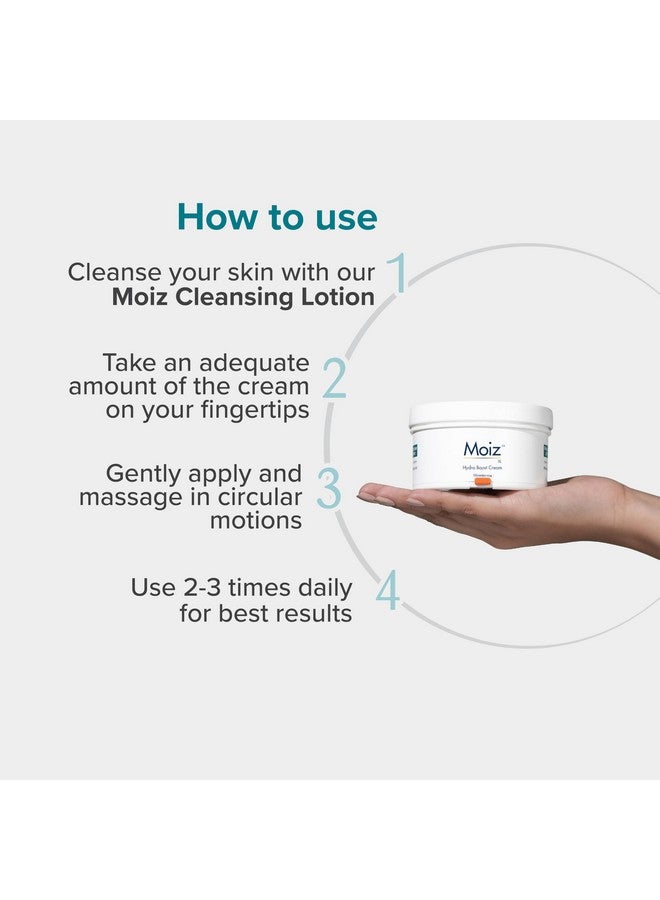 Moiz XL Hydro Boost Face & Body Cream | For Dry to Very Dry Skin | Formulated with 13 Moisturizers | Paraben Free & Cruelty-Free - 200gm - Image 5