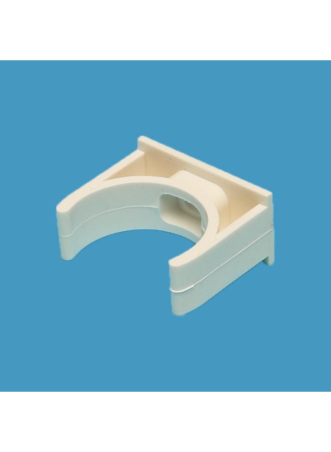 Assemble White Pvc Forced Code Pipe Clamp Electrician Threading Pipe U-shaped Fixed Card Water Supply Threading Pipe U-shaped Card Riding Card-Specifications And Models:20 200 PCs/bag  - Image 2