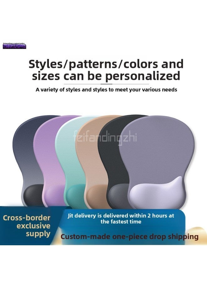 Wrist Mouse Pad Silicone Wrist Pad Gradient Simple Thick Non-slip Ergonomic Computer Mouse Pad Wholesale 