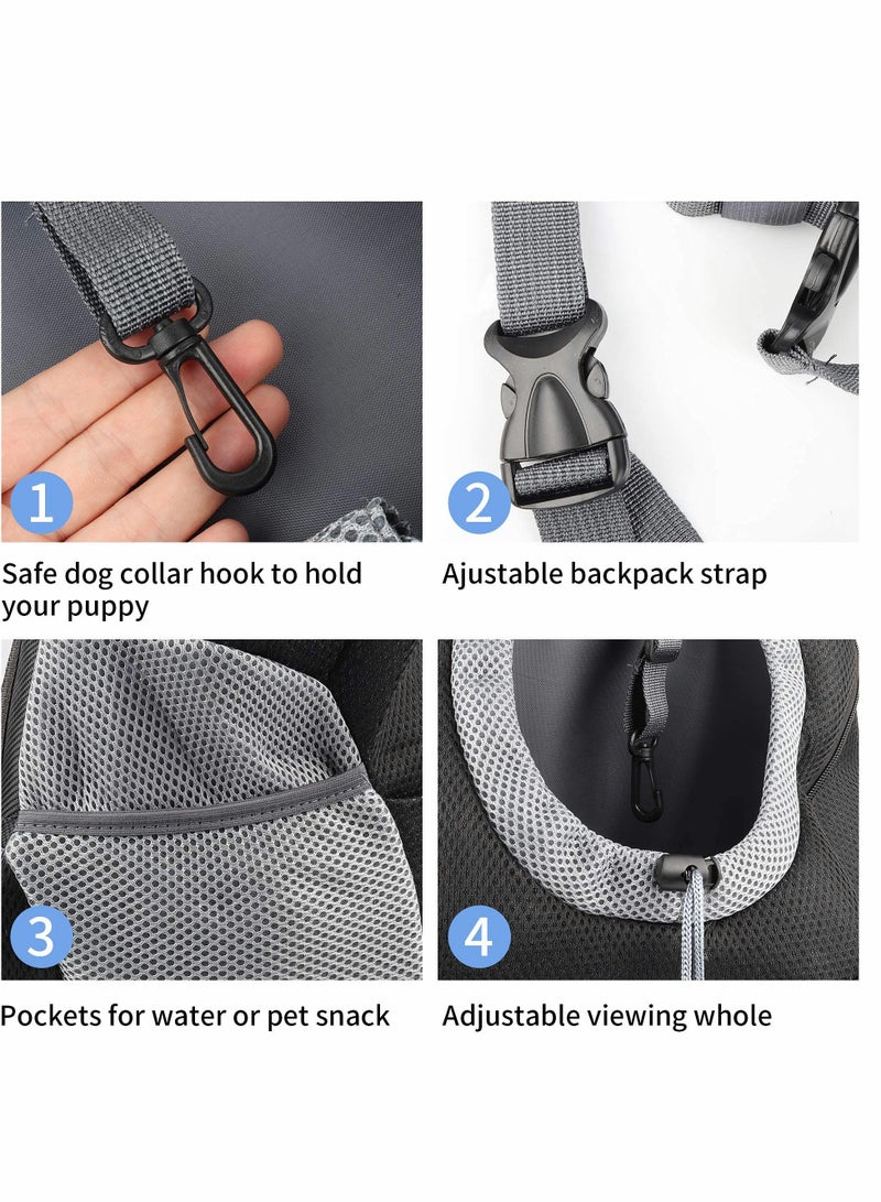 Breathable Pet Carrier Backpack for Dogs and Cats, Comfortable Double Shoulder Design - Image 5