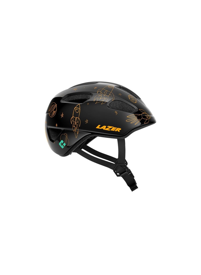 Lazer Helmet Pnut 2.0 KC CE / Flying Rocket (Turnfit) Lightweight Bicycling Helmet for Children, Youth Unisex Cycling Head Gear, One Size - Image 1
