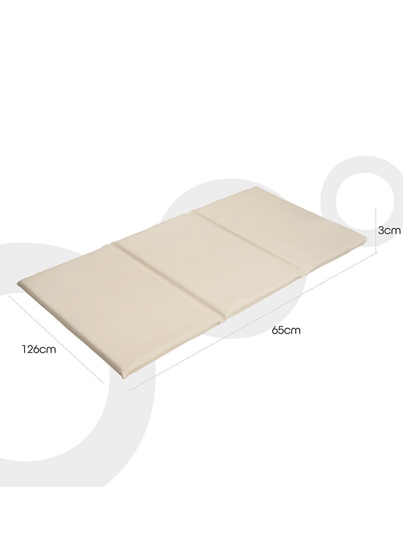 Moon 3 Fold Daycare Mattress, Folding Rest Mat - Image 3