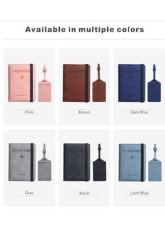 Showday Passport Wallets Travel Holder Set, Honeymoon travel Luggage Tags,Slim Passport Case Covers for Wedding Bridal Shower Gift Mr and Mrs Luggage Tags Couples Passport Holder Set (Pink)  - Image 4