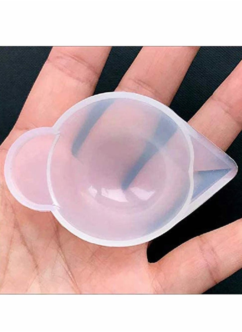 Excefore - 3Pcs Mixing Cups for Resin Silicone Measuring Cups - Mixing Resin Stain Epoxy Paint Silicone Measuring Cups for Resin 100ml Mixing Cups Mixing Cups for Resin Silicone Measuring Cups - Image 1