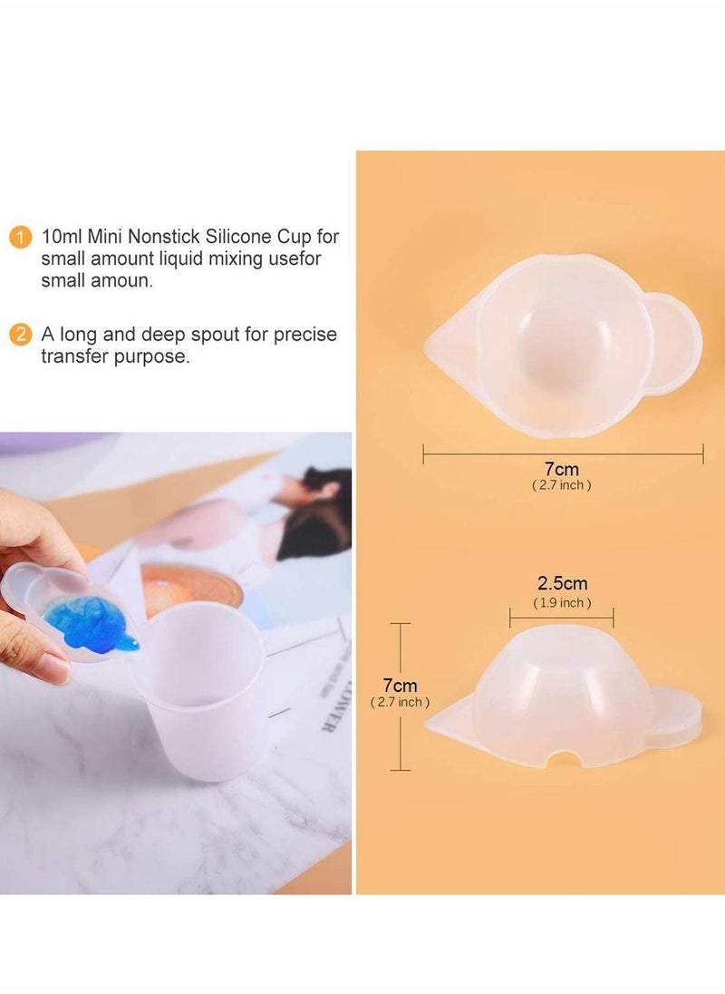 Excefore - 3Pcs Mixing Cups for Resin Silicone Measuring Cups - Mixing Resin Stain Epoxy Paint Silicone Measuring Cups for Resin 100ml Mixing Cups Mixing Cups for Resin Silicone Measuring Cups - Image 1