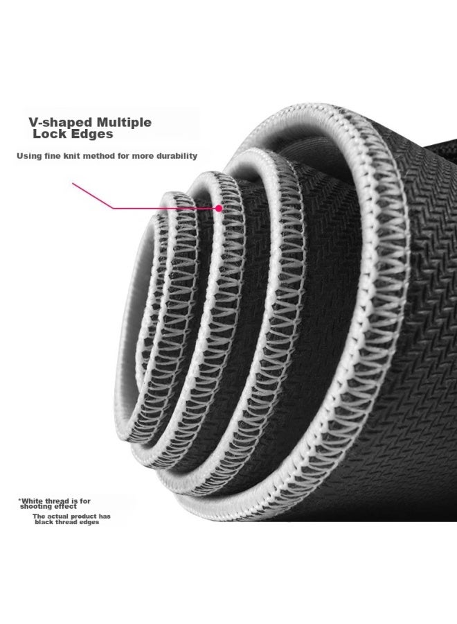 Lesailes Feidun Lesailes Vortex Galaxy Gaming Mouse Pad, Extra Large, Thickened With Locking Edges, Office Computer Desk Pad, Blue And Black, 900*400*3mm - Image 3