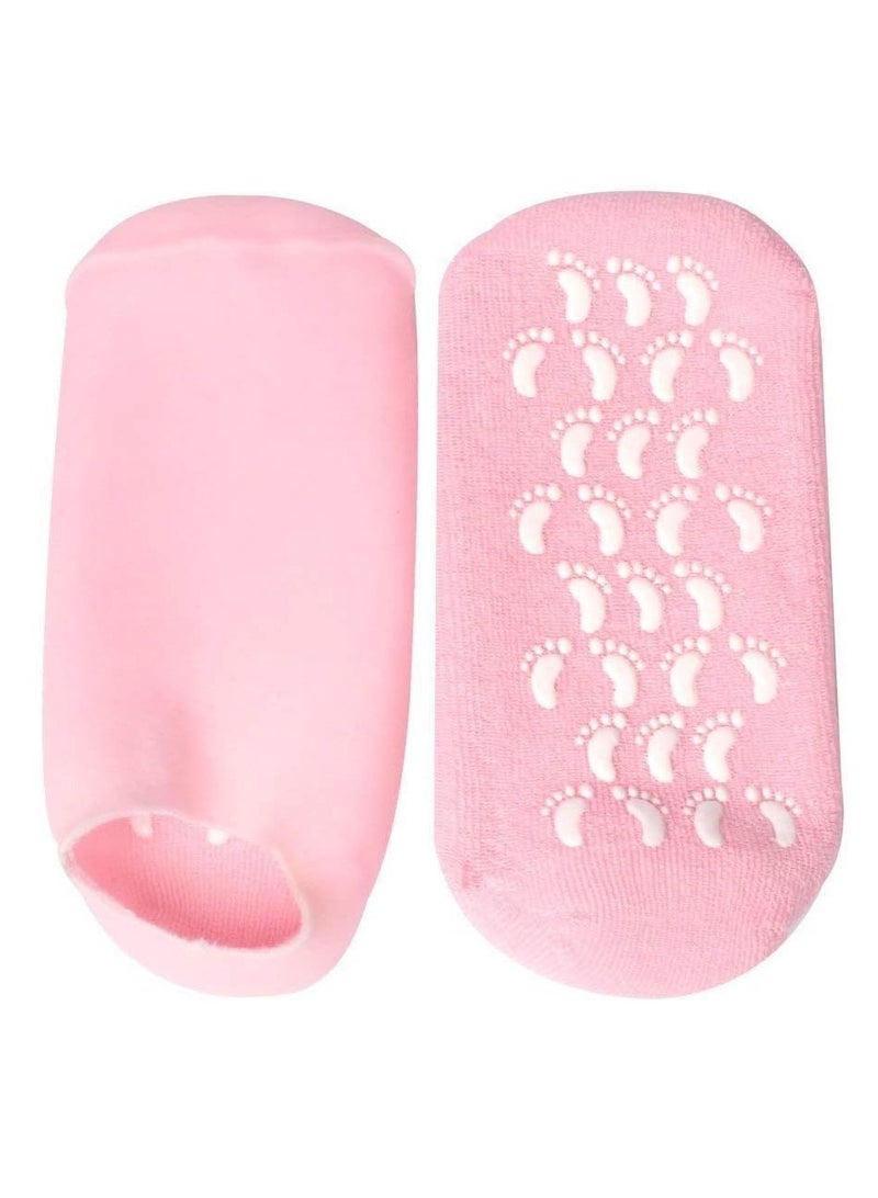 Generic Silicone Infused Socks with Essential Oils for Dry Feet (Multicolor)  - Image 2