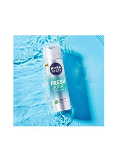 NIVEA MEN Nivea Men Fresh Kick Mint & Cactus Water Shaving Foam 200ml  - Image 2