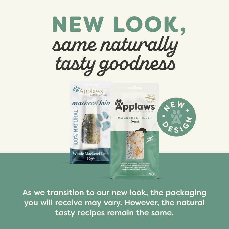 Applaws Premium Cat Wet Complementary Pet Treat Food with Mackerel Loin 30 G (Pack of 12),All Life Stages - Image 5