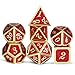 DNDND Ruby Red DND Metal Dice DnDnD 7PCS Metallic DD Dice Set for Dungeons and Dragons Game - Image 2