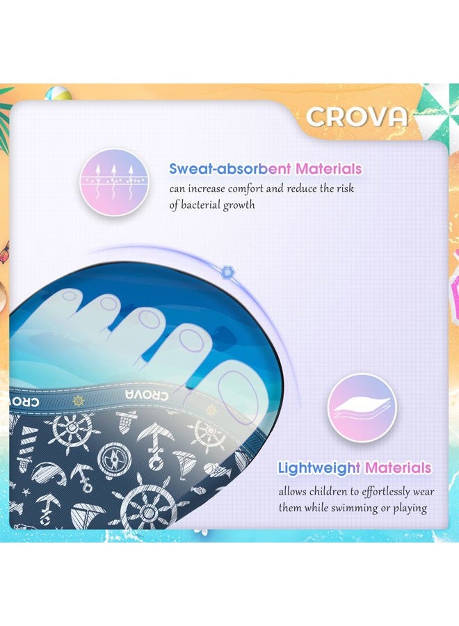 CROVA Toddler Kids Water Shoes Quick Dry Aqua Socks Non-Slip Barefoot Sports Shoes for Boys Girls Toddler - Image 2