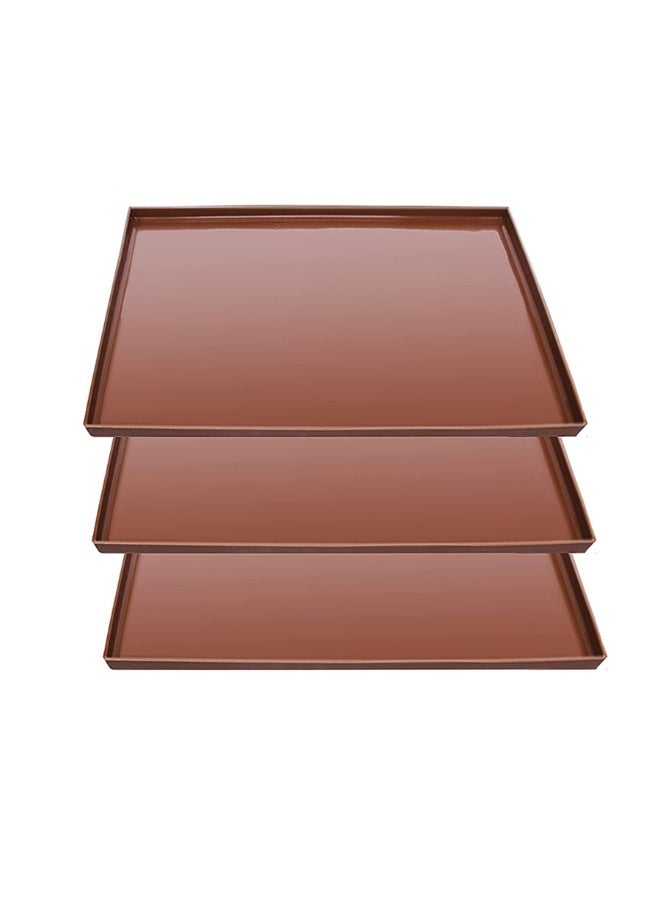 3-قطعة فرن الخبز عموم ، سيليكون سادة ، ارتفاع درجة الحرارة مقاومة الخبز سادة ، الخبز عموم سادة ، المنزلية الخبز الفاكهة الجفاف أداة - Image 1