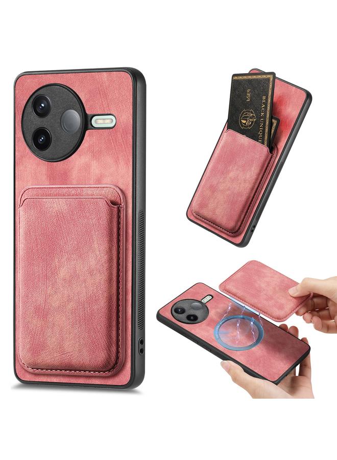 S-TOP Case For Redmi K80 Retro Leather Card Bag Magnetic Phone Case - Image 1