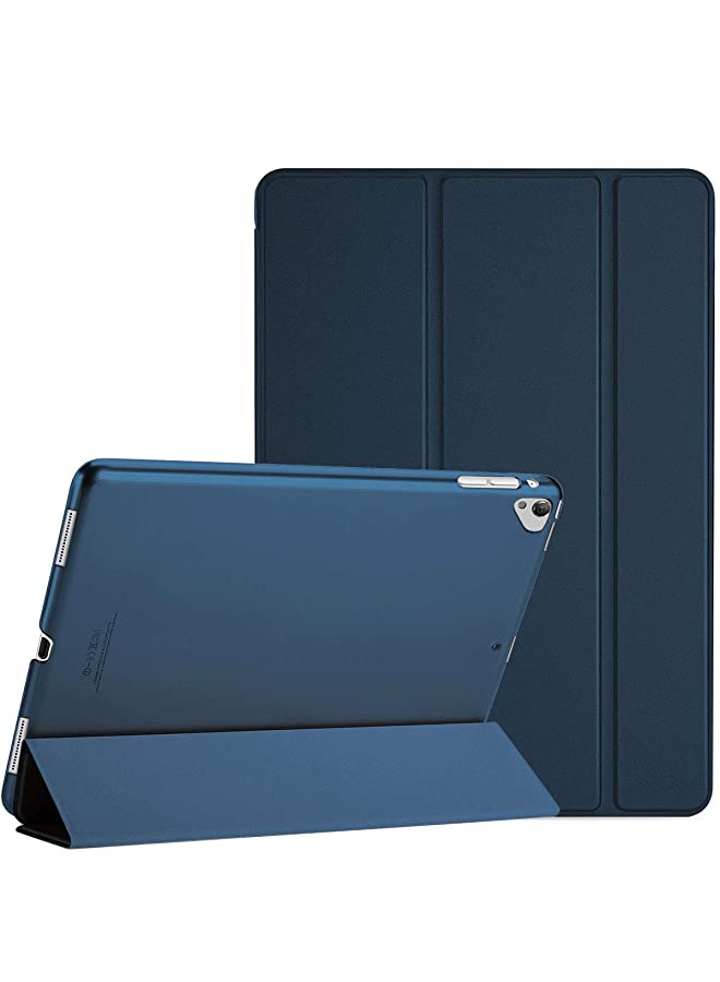 Procases ProCase iPad Pro 12.9 2017/2015 Case (Old Model, 1st & 2nd Gen), Ultra Slim Lightweight Stand Smart Case Shell with Translucent Frosted Back Cover for Apple iPad Pro 12.9 Inch -Navy - Image 1