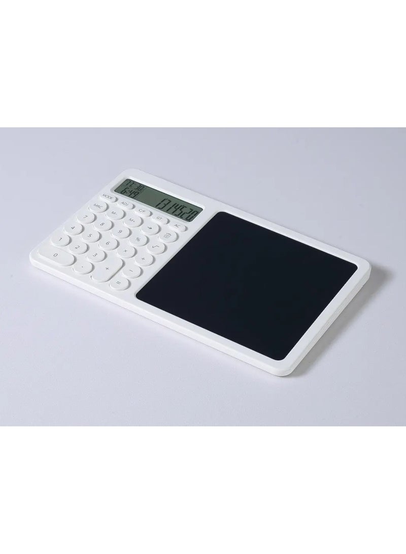 Calculator with 12-Digit LCD Display and Erasable Writing Board - Ideal for Students, Teachers, and Professionals in High School and Office Settings. - Image 3