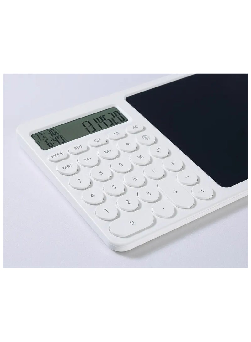 Calculator with 12-Digit LCD Display and Erasable Writing Board - Ideal for Students, Teachers, and Professionals in High School and Office Settings. - Image 5
