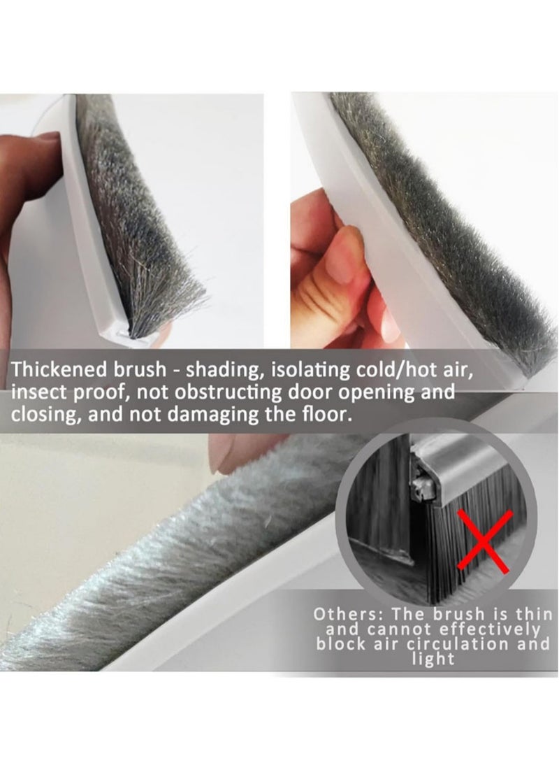 New Product Upgraded With Silicone Material Door Draft stopper, Bottom Seal for Exterior & Interior Doors Blocker for Insects Dust Noise and weather Stripping - Image 3