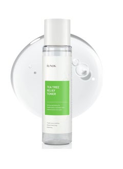Tea Tree Relief Vegan Face Toner - Facial Moisturizer Acne-Prone Irritated Skin w Tea Tree 67% Centella Asiatica 19.5% 6.7 Fl OZ Sensitive Skin Breakout Rosacea Blemish Plant-Based Ingredients
