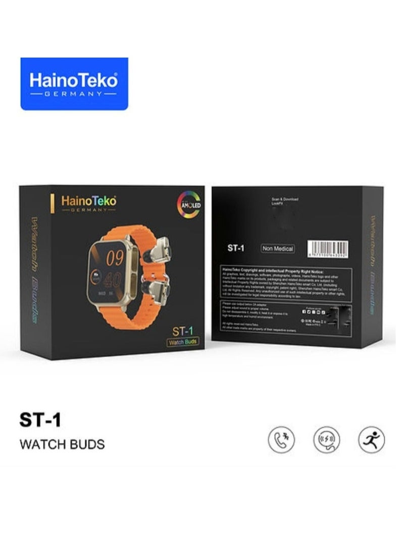 Haino Teko smart watch with built-in Bluetooth speakers and display with wireless charging  - Image 1
