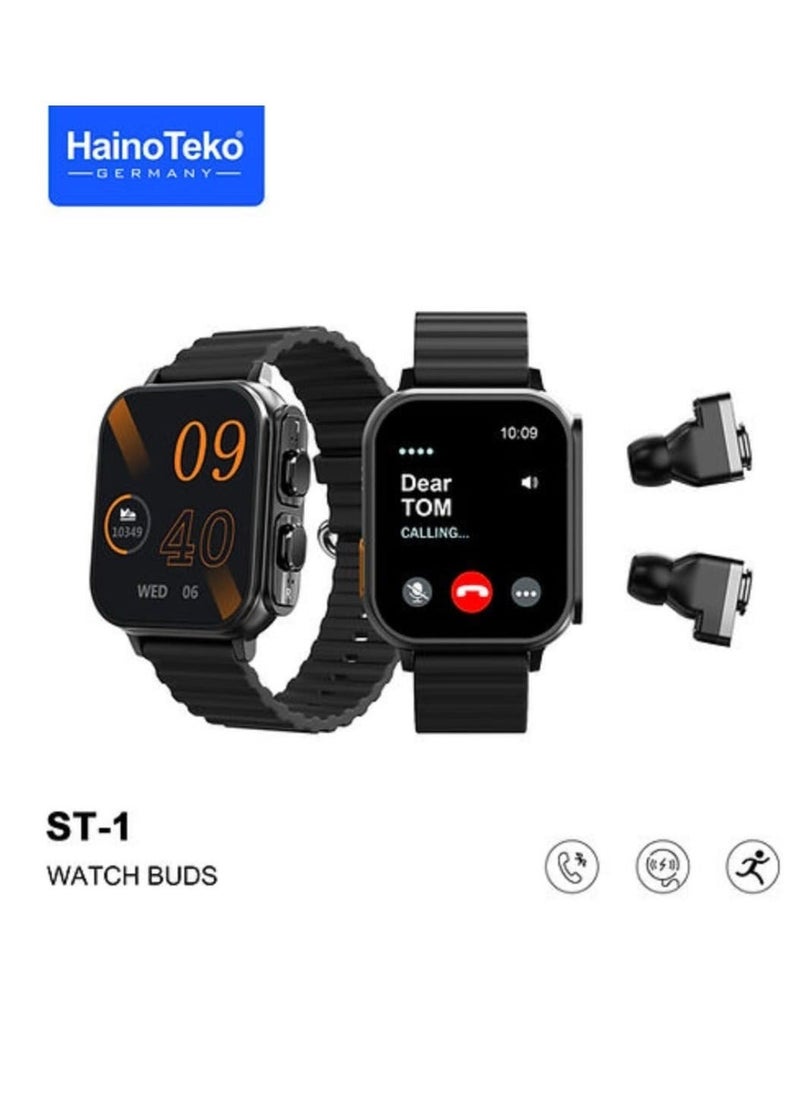 Haino Teko smart watch with built-in Bluetooth speakers and display with wireless charging  - Image 2