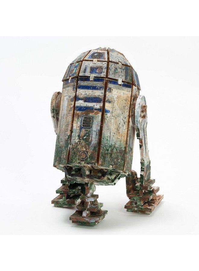 IncrediBuilds Star Wars R2D2 3D Wood Puzzle & Model Figure Kit (81 Pcs) Build & Paint Your Own 3D Movie Droid Toy Holiday Educational Gift For Kids & Adults No Glue Required 12+ - Image 5