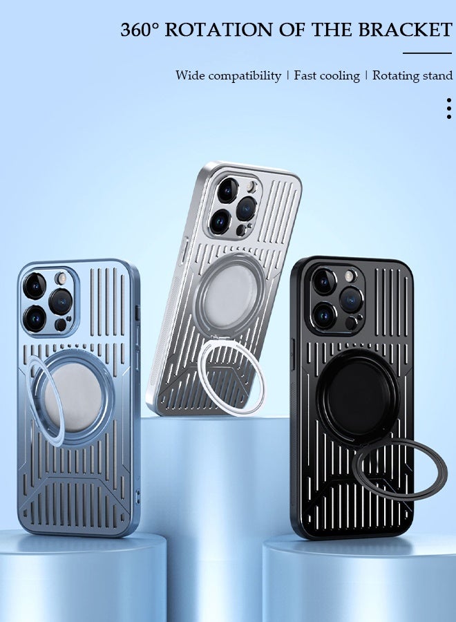 DUNISO iPhone 15 Pro MAX Phone Case 6.7" Full Body Protective Phone Cover With Crossbody Strap Anti-fall Phone Case Built-in Screen and Camera Protector For Apple 15 Pro MAX Phone Case - Image 4