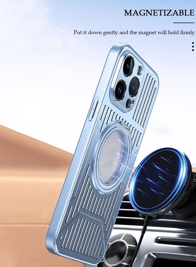 DUNISO iPhone 15 Pro MAX Phone Case 6.7" Full Body Protective Phone Cover With Crossbody Strap Anti-fall Phone Case Built-in Screen and Camera Protector For Apple 15 Pro MAX Phone Case - Image 2