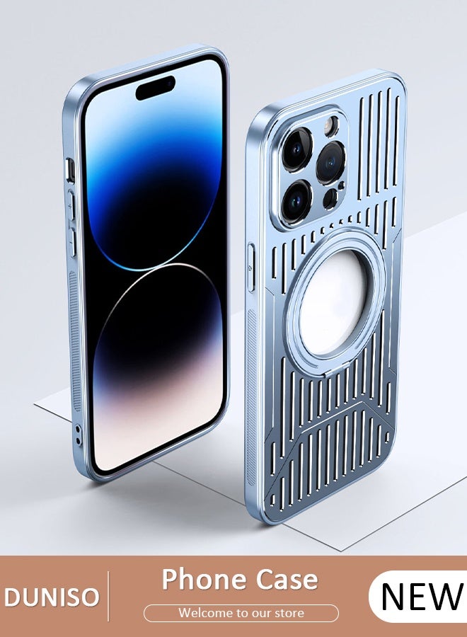 DUNISO iPhone 15 Pro MAX Phone Case 6.7" Full Body Protective Phone Cover With Crossbody Strap Anti-fall Phone Case Built-in Screen and Camera Protector For Apple 15 Pro MAX Phone Case - Image 1