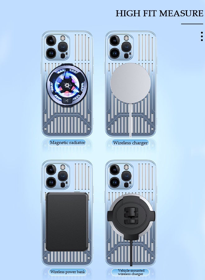 DUNISO iPhone 15 Pro MAX Phone Case 6.7" Full Body Protective Phone Cover With Crossbody Strap Anti-fall Phone Case Built-in Screen and Camera Protector For Apple 15 Pro MAX Phone Case - Image 5