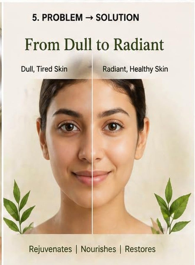 Aaranyam Rejuvenating Face Cream | Natural Anti Aging Moisturizer for Glowing Complexion | Ayurvedic Herbal Formula | Hydrating & Repair Cream for Dry & Dull Skin | 50g - Image 2