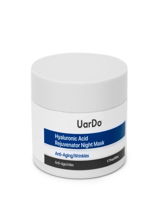 Uardo Hyaluronic Acid Rejuvenator Night Mask 1.7 Fl Oz/ 50ml - usn112 | For All Skin Types | Hydrating | Brightening | Moisturizing | For Women and Men - Image 1