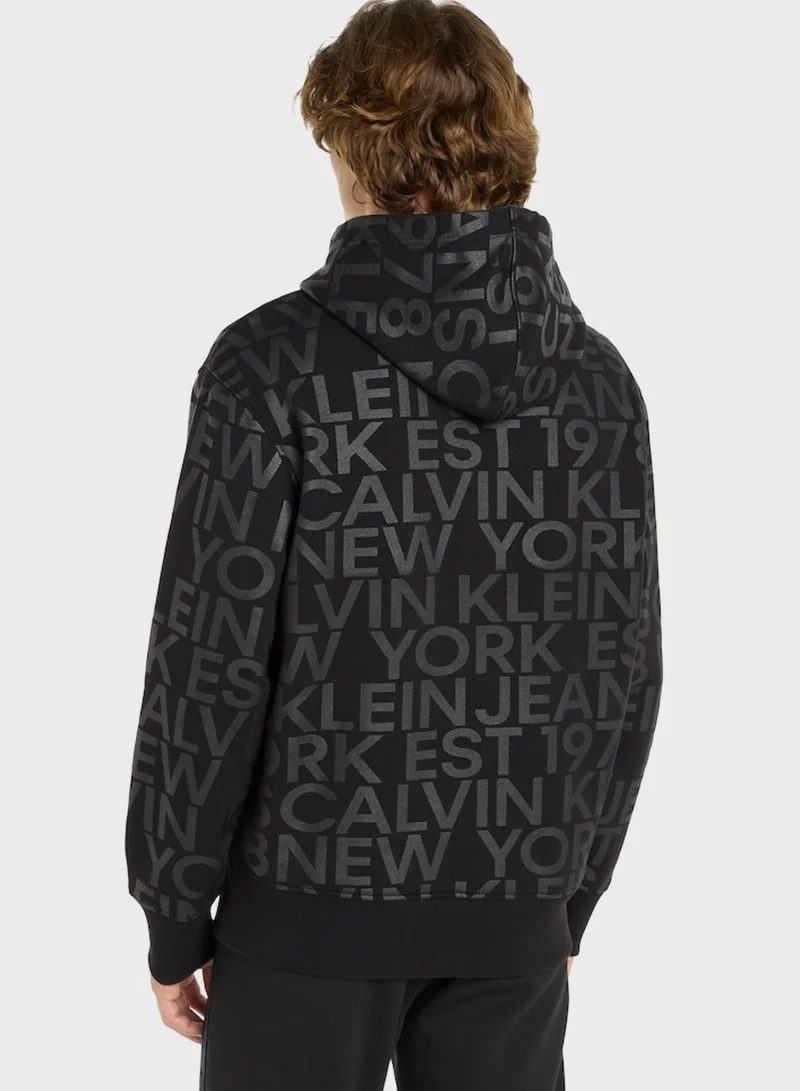 Calvin Klein Jeans Printed Hoodie