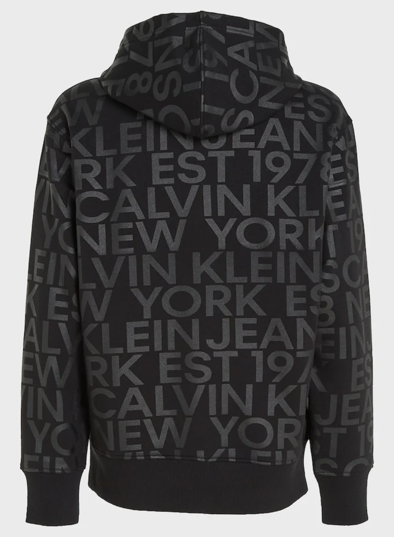 Calvin Klein Jeans Printed Hoodie