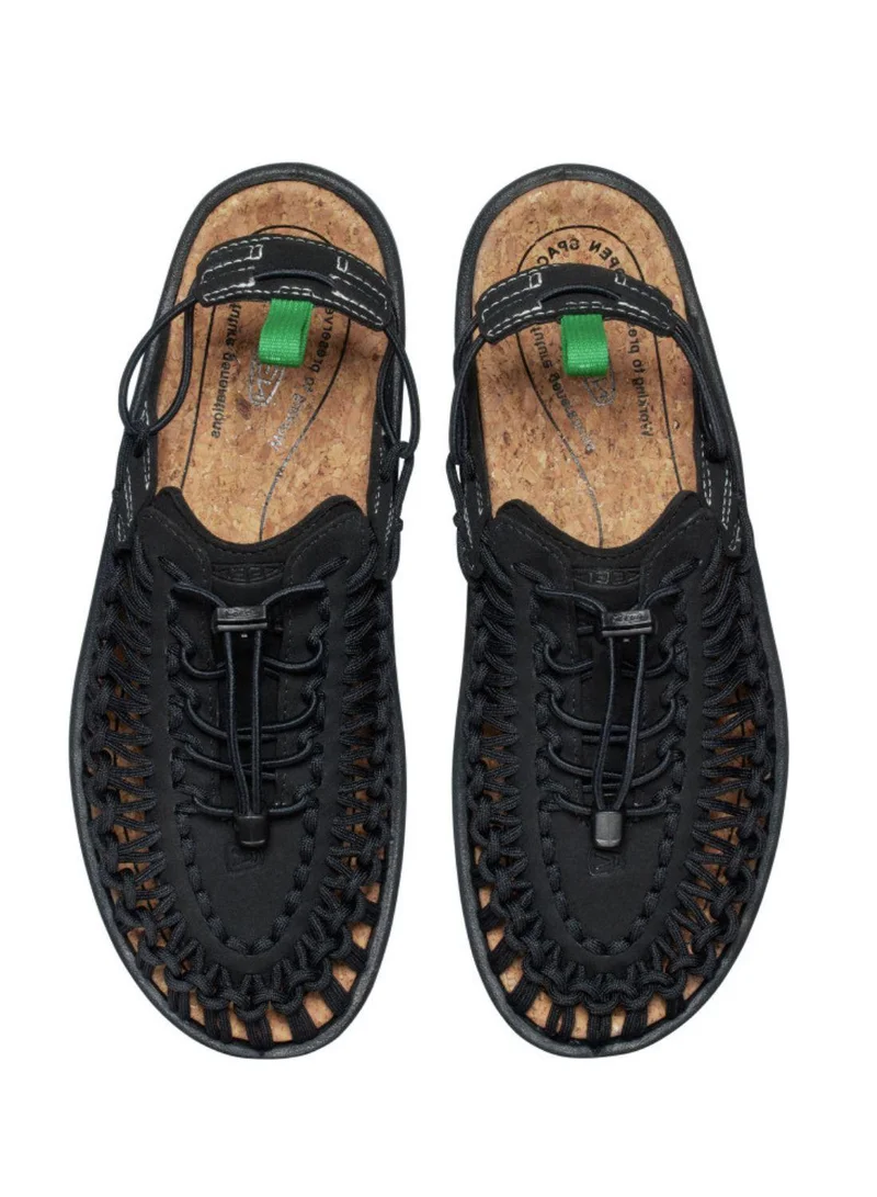 Keen UNEEK II CONVERTIBLE X SANDALS BLACK/JOLLY GREEN