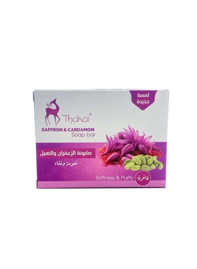 تيكاي صابونة الزعفران والهيل- 100جم