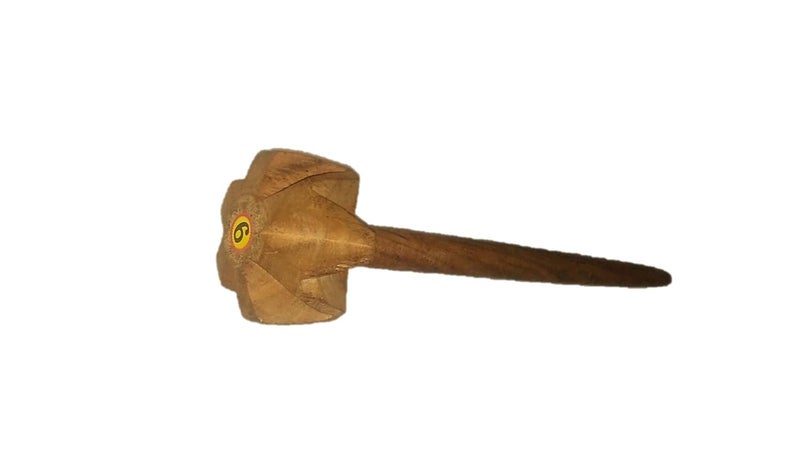 ARMAN SPOONS Handmade ONE Piece Wooden Whisk Beater Wooden MATHANI RAVAI RAVI Hand Mixer 13 inch Size Medium for Every Kitchen uses - Image 4