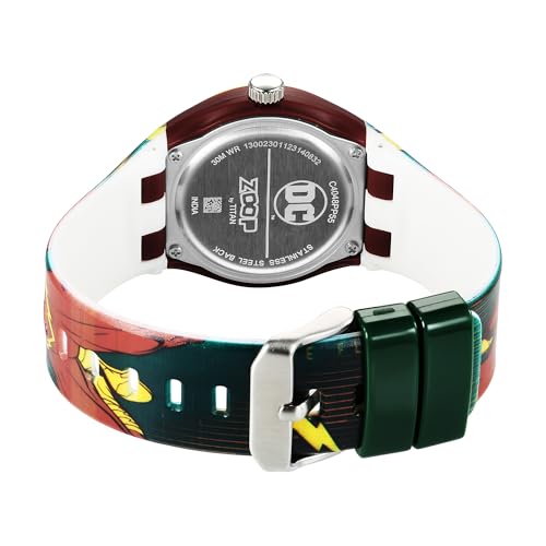 Zoop Justice League Flash Analog Watch with Red Dial & Black Strap for Boys Kids, from House of Titan - C4048PP55 - Image 4