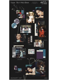 TWICE Twice Tzuyu 1st Mini Album Aboutzu Run Version Kpop Music CD with Photobook Printed Photo Folded Poster and More  - Image 2