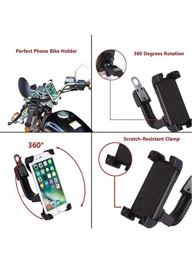 حامل موبايل للموتوسيكل قابل للانحناء 360 درجة جوده عالية - Image 4