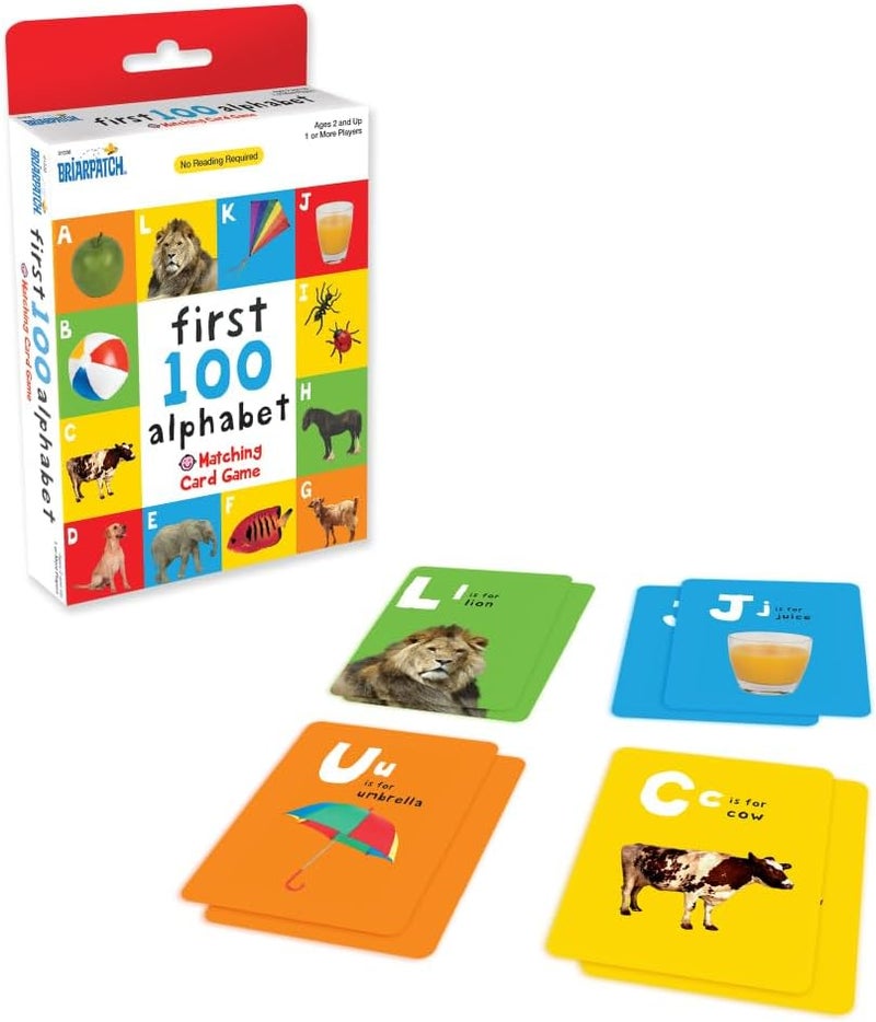 Briarpatch First 100 Alphabet Matching Card Game - Image 1