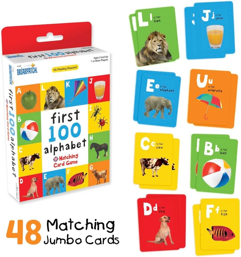 Briarpatch First 100 Alphabet Matching Card Game - Image 5
