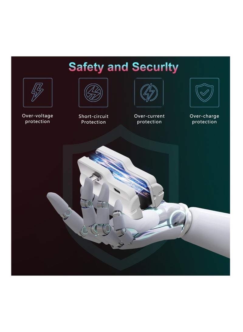 Battery Pack for Meta Quest 3 and Oculus 2  Fast 18W 5000mAh Head Strap Battery Charger Quest 3S/3/2 Accessories -Lightweight and Portable Rechargeble Extended Battery  Extend VR Playtime - Image 3