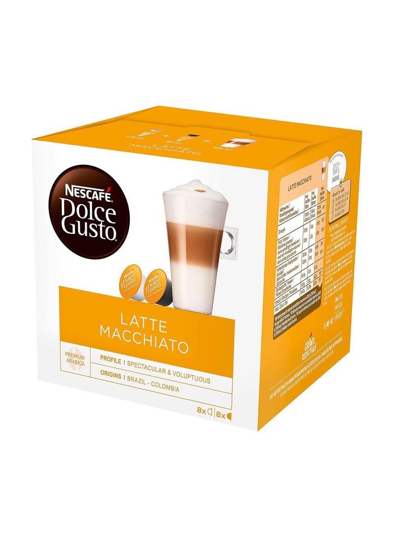 Dolce Gusto Latte Macchiato Coffee Capsule 16 Capsules