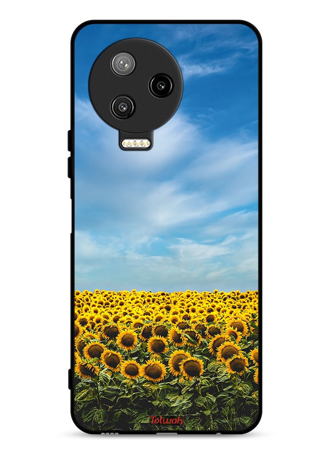 Tolwak Infinix Note 12 Pro 4G Protective Case Cover Sunflowers Under The Sky - Image 1
