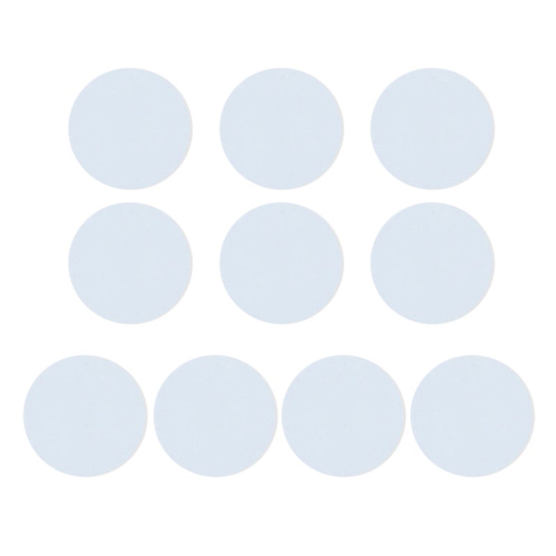 10PCS NFC 215 White Ntag215 Blank Cards NFC Round Coin Rewritable Cards for NFC Enabled Mobilephones Compatible With TagMo - Image 1