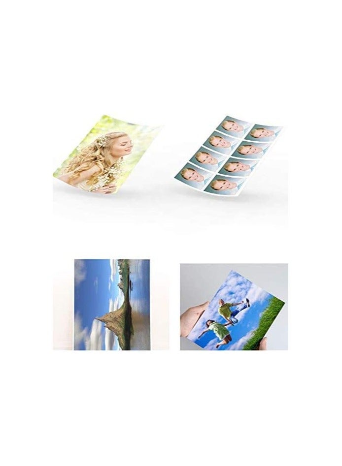 100 Sheets 4X 64R High Glossy Photographic Paper, Printer Photo Paper, Water Resistant and Durable, Suitable for Laser Printer or Copier Printing, Great for Photos, Invitations and Postcards - Image 4