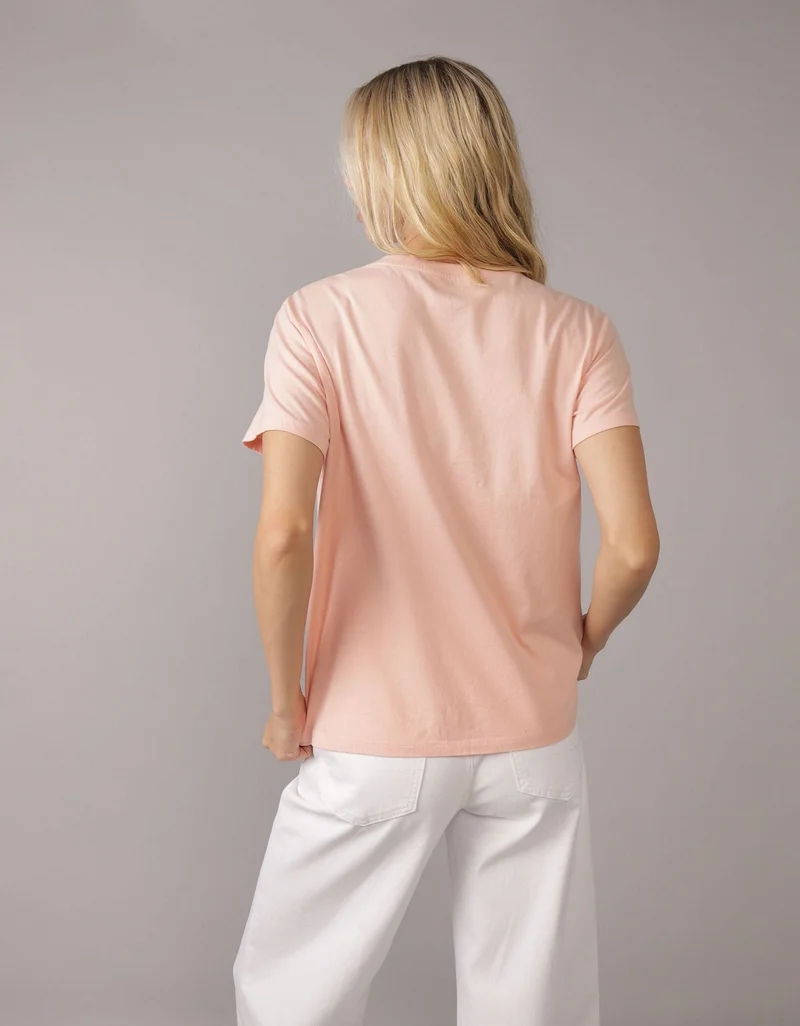 امريكان ايجل تي-شيرت مزين بطبعة