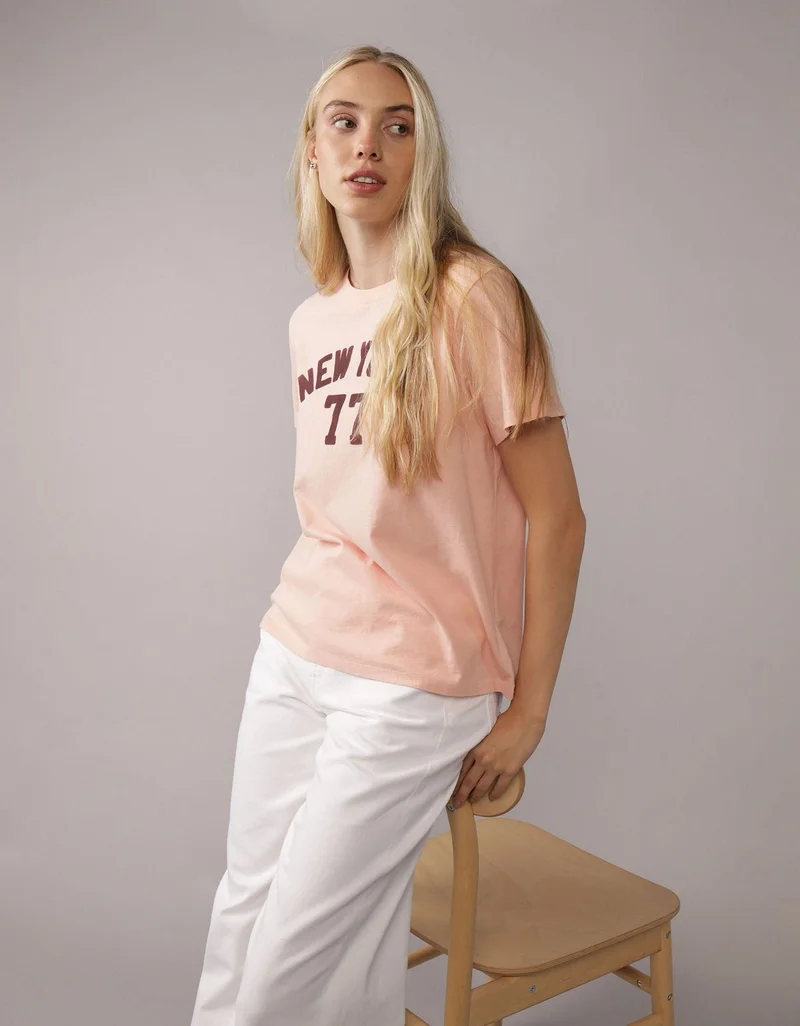 امريكان ايجل تي-شيرت مزين بطبعة