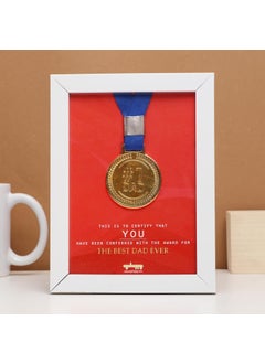 Oye Happy Oye Happy - Photo Frame with Real Medal - Fathers Day Gift - Gift for Dad  - Image 3